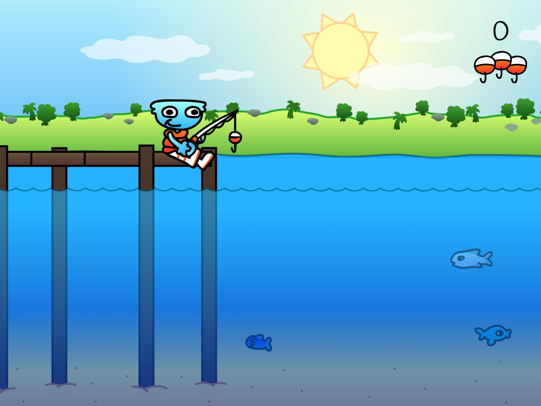 Finn's Fishing Bonanza Game Screenshot
