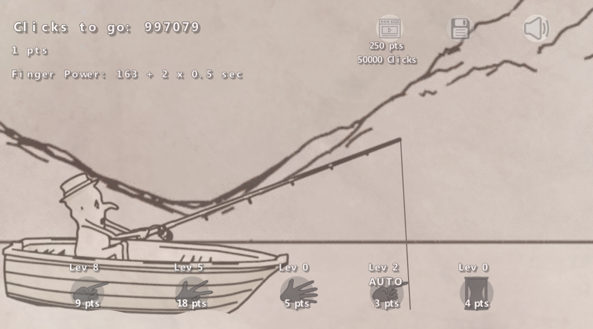 Fishing Clicker Game Screenshot